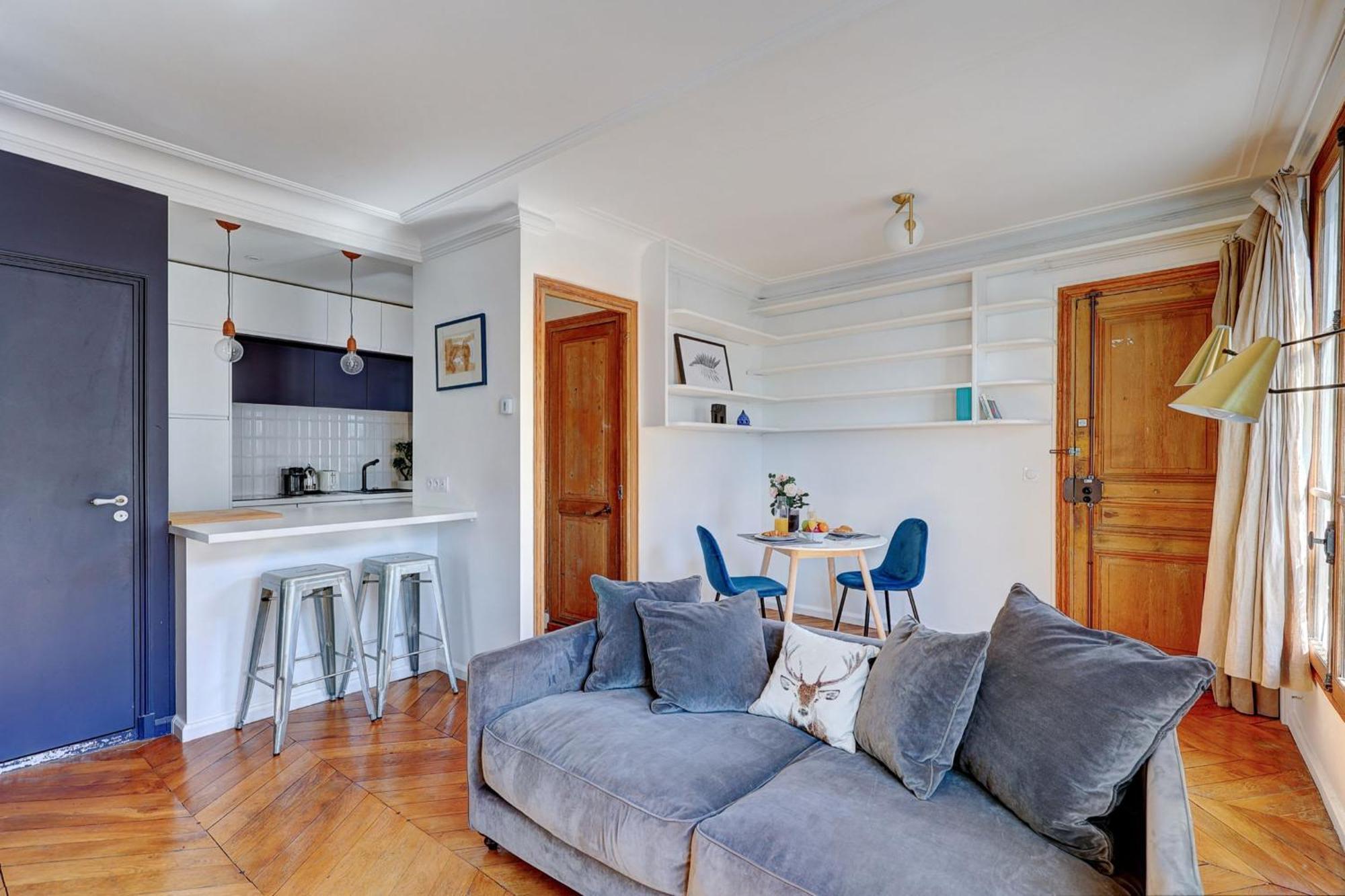 Ferienwohnung Marais - 1Br Paris Exterior foto