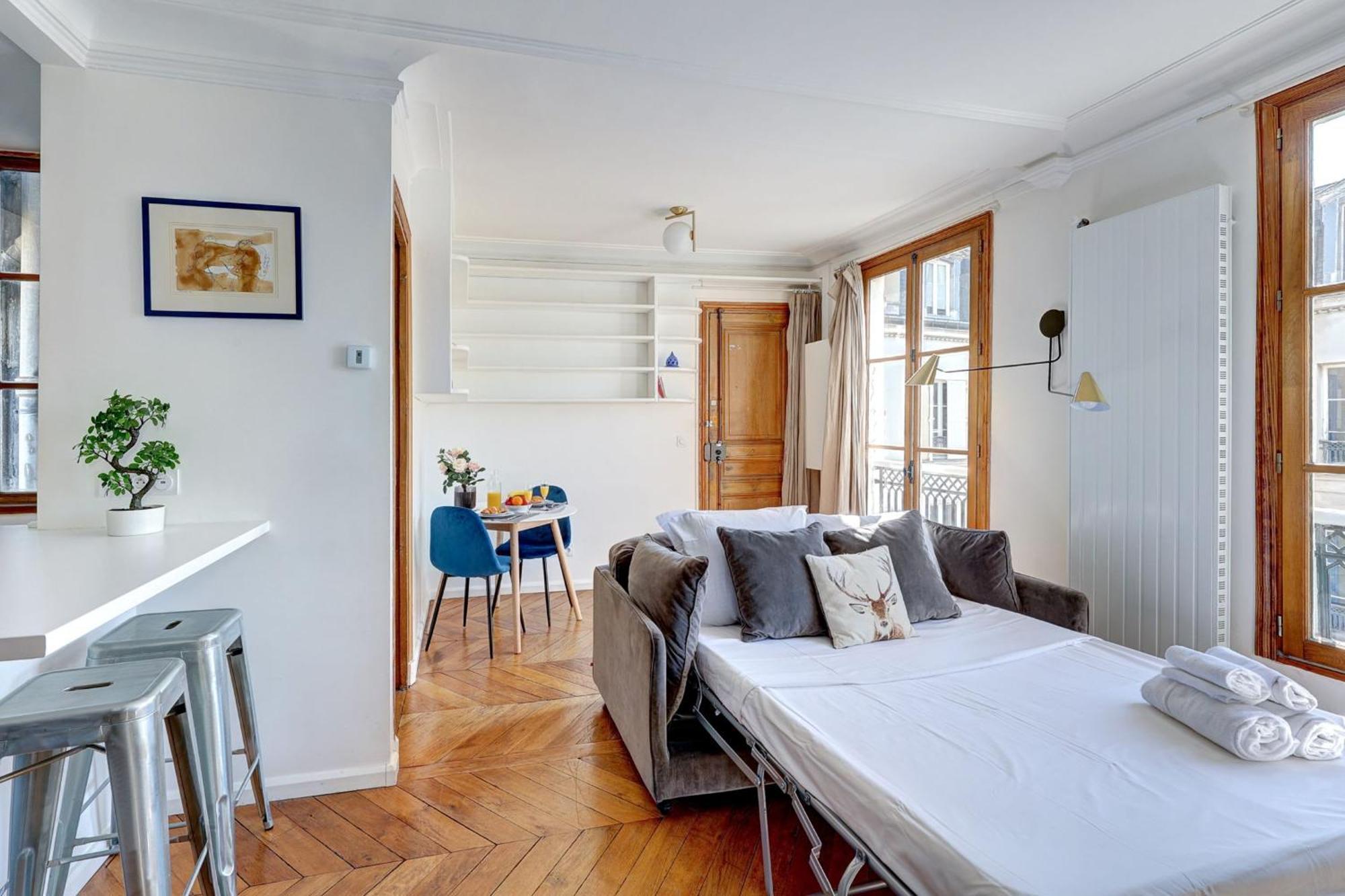 Ferienwohnung Marais - 1Br Paris Exterior foto