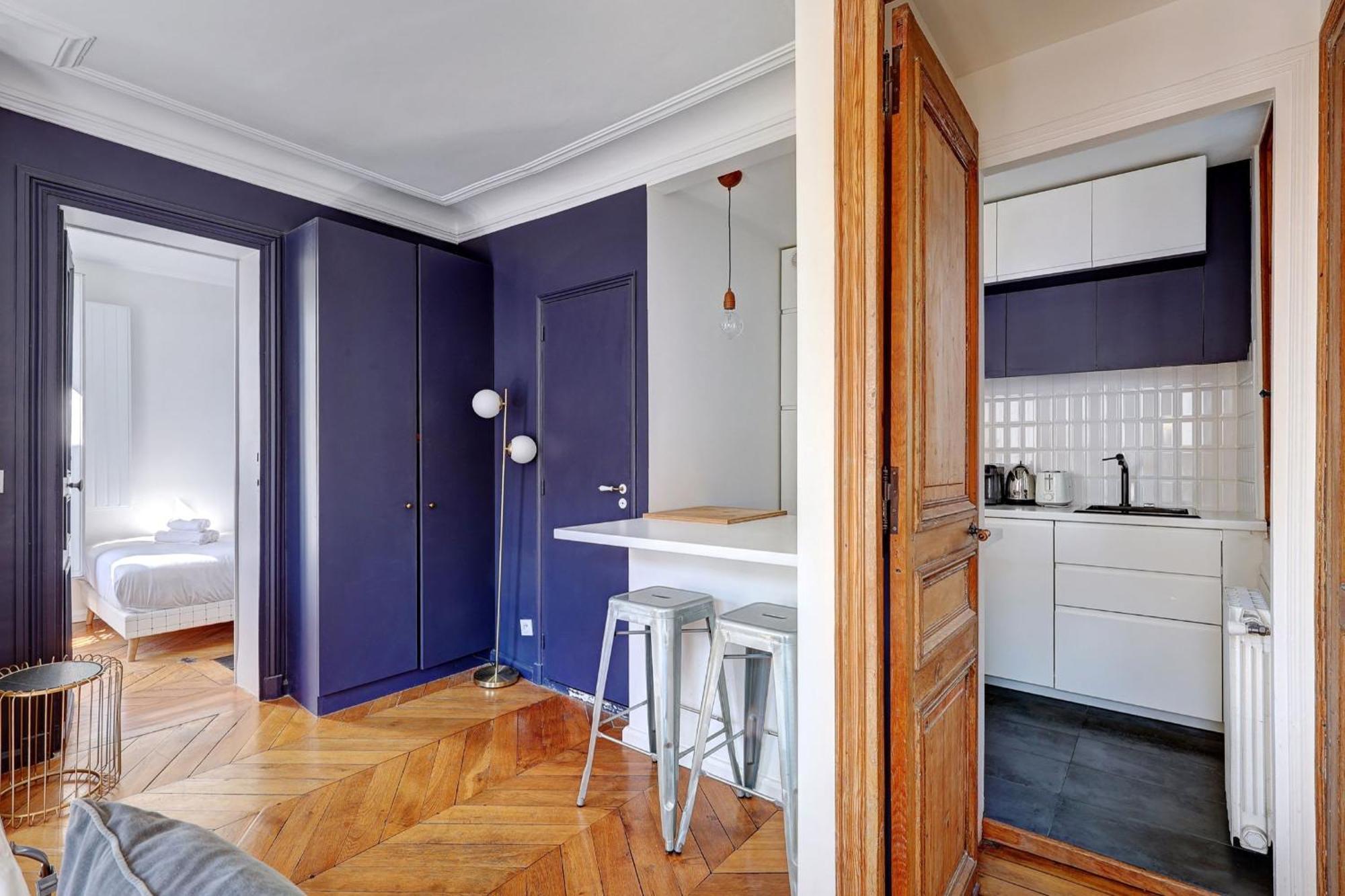 Ferienwohnung Marais - 1Br Paris Exterior foto