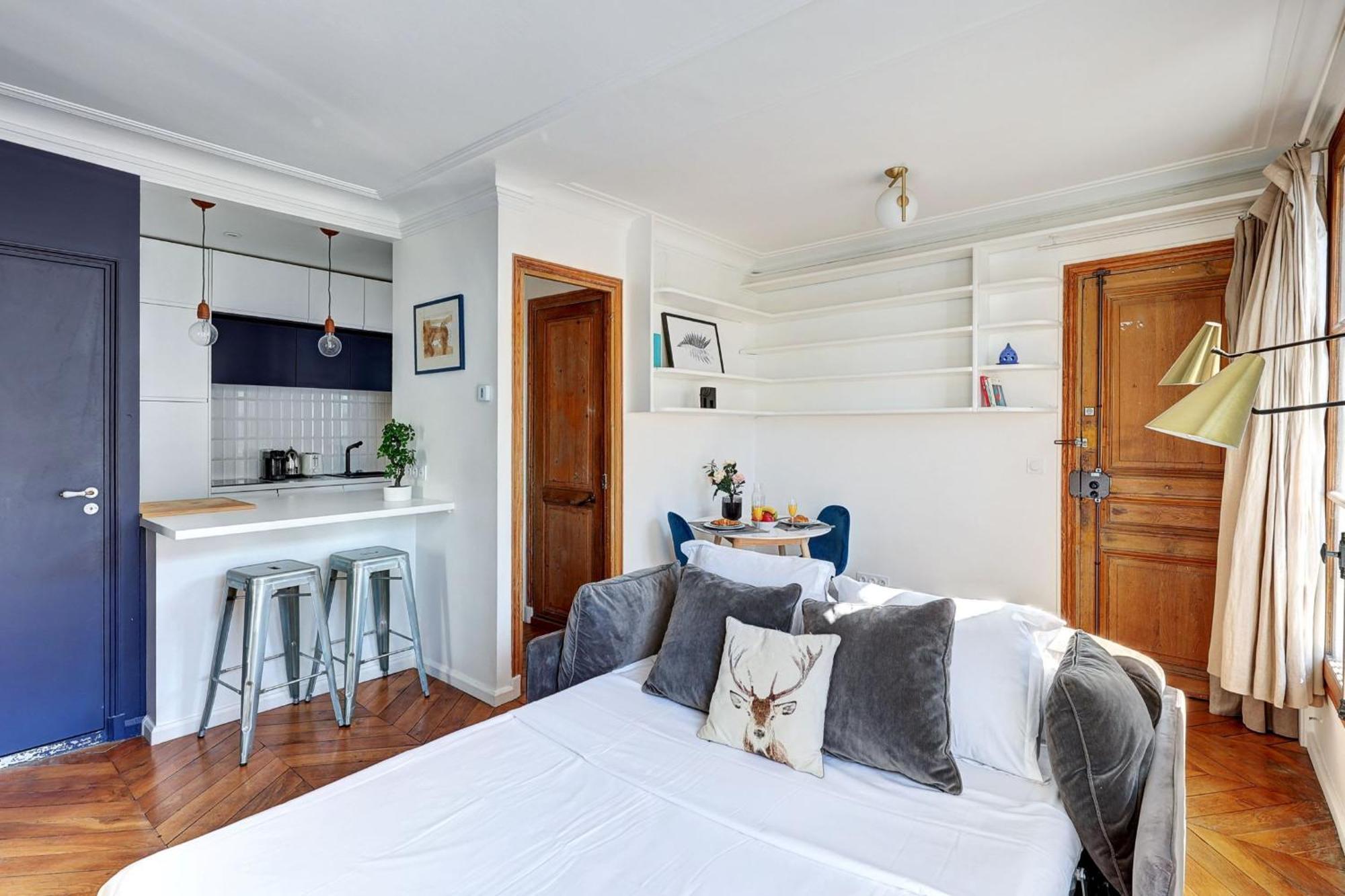 Ferienwohnung Marais - 1Br Paris Exterior foto