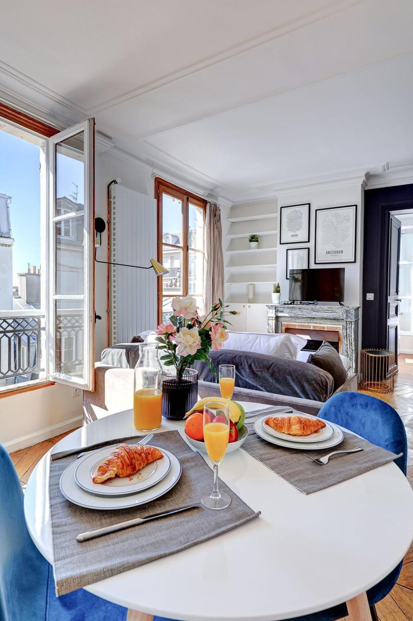 Ferienwohnung Marais - 1Br Paris Exterior foto
