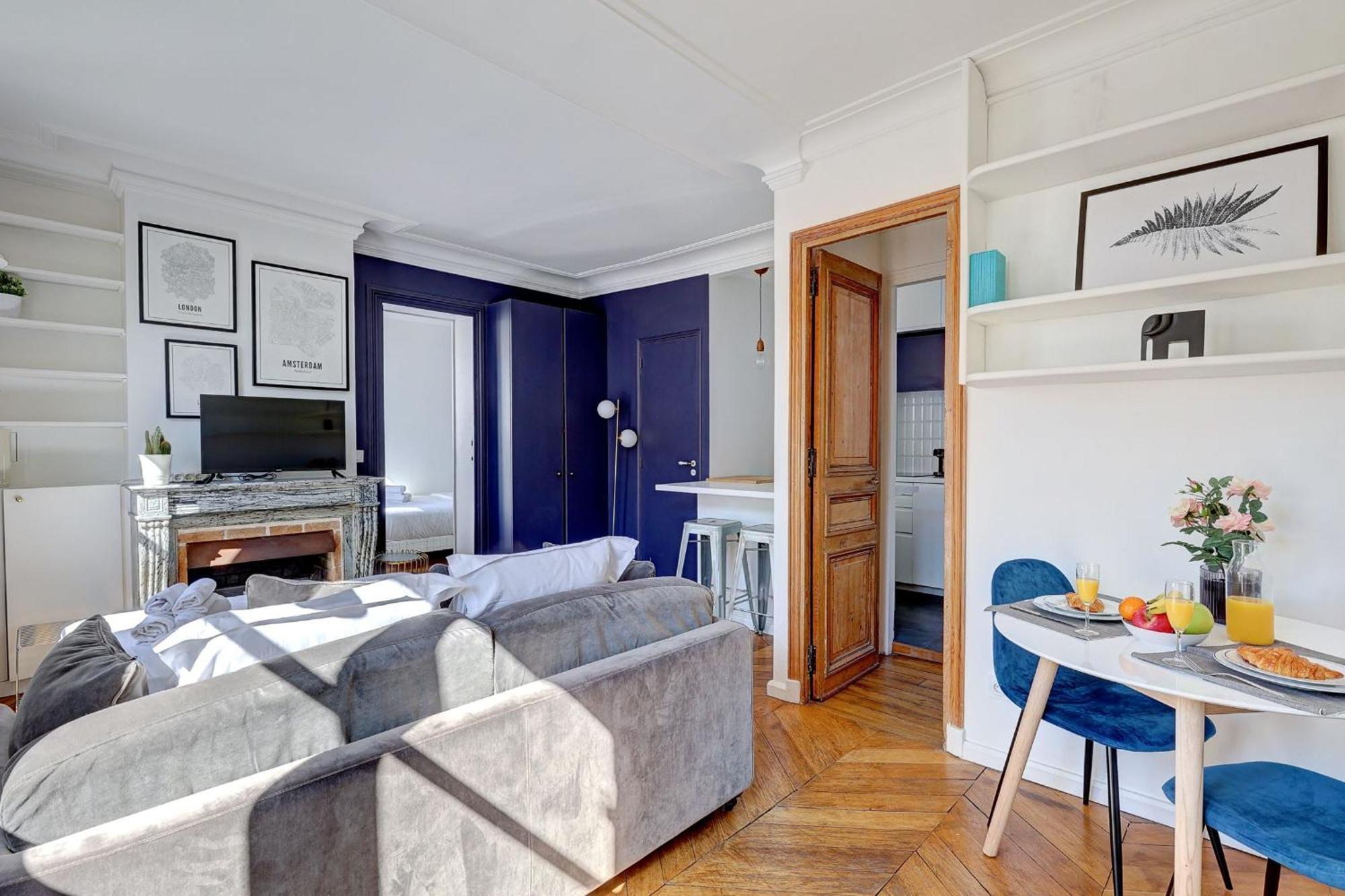 Ferienwohnung Marais - 1Br Paris Exterior foto