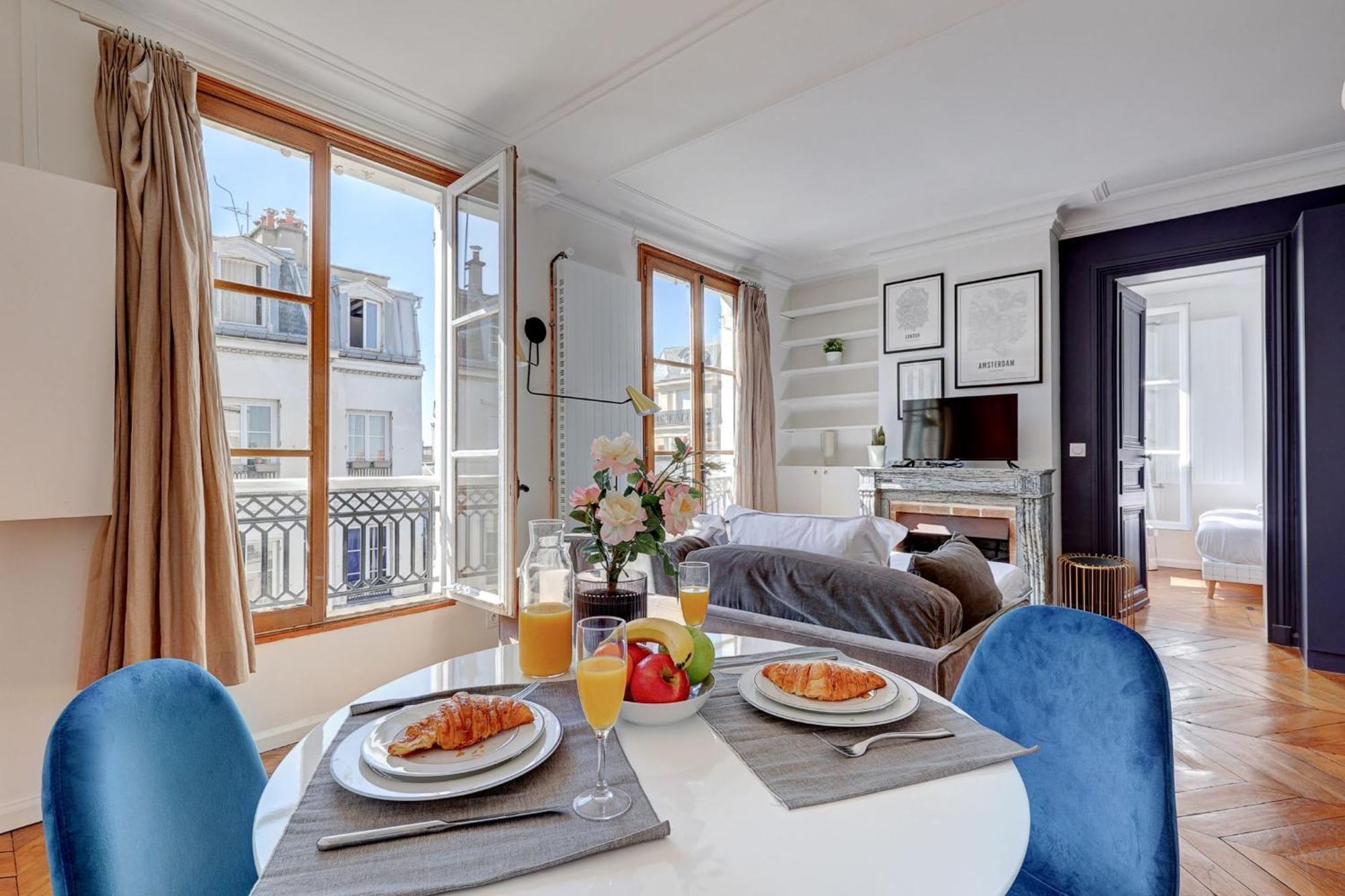Ferienwohnung Marais - 1Br Paris Exterior foto